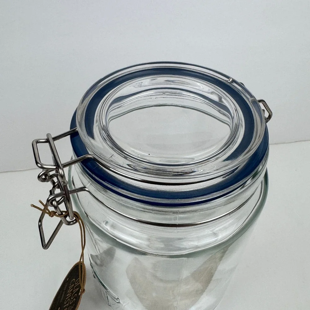 Global Market Glassworks clear embossed